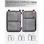 NMNGB Kompressions-Packwürfel für Handgepäck-Koffer, 6er-Set Reisegepäck-Packorganizer-Tasche mit Netz, erweiterbare Reisetasche, Multifunktions-Organizer, Grau