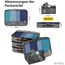 OW-Travel Koffer Organizer Set Grau Mittel, leicht zu organisieren, Kofferorganizer Packtaschen Set für Kleidung im Koffer, Packwürfel Rucksack, Reise Organizer, Packing Cubes Backpack