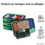 OW-Travel Koffer Organizer Set Grün Mittel, leicht zu organisieren, Kofferorganizer Packtaschen Set für Kleidung im Koffer, Packwürfel Rucksack, Reise Organizer, Packing Cubes Backpack