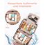 NMNGB Kulturbeutel kulturtasche Damen, Kulturtasche zum Aufhängen, Toiletry Bag Kosmetiktasche Reise Waschtasche Transparent für Makeup & Toilettenartikel im Badezimmer