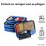 OW-Travel Koffer Organizer Set Blau Mittel/Groß, leicht zu organisieren, Kofferorganizer Packtaschen Set für Kleidung im Koffer, Packwürfel Rucksack, Reise Organizer, Packing Cubes Backpack
