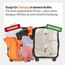 TRAVELY Packing Cubes Compression - 1x Größe M - Packwürfel Kompression als Koffer oder Rucksack Organizer - Packtaschen für Reise, Packbeutel, Kompressionsbeutel