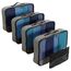 OW-Travel Koffer Organizer Set Grau Mittel, leicht zu organisieren, Kofferorganizer Packtaschen Set für Kleidung im Koffer, Packwürfel Rucksack, Reise Organizer, Packing Cubes Backpack
