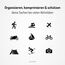 NORDKAMM® Profi-Packtaschen mit Kompression, Ultraleichtes Koffer-Organizer Set, Packing Cubes aus wasserdichtem Stoff, Packwürfel, Packing Cubes Compression