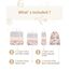 Narwey 6 Teilige Koffer Organizer Set, Compression Packing Cubes Backpack Packwürfel Rucksack Kofferorganizer Packtaschen Set Kompression für Koffer, Travel Essentials Organizer (Beiger Flamingo)