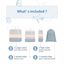 Narwey 6 Teilige Koffer Organizer Set, Compression Packing Cubes Backpack Packwürfel Rucksack Kofferorganizer Packtaschen Set Kompression für Koffer, Travel Essentials Organizer (Graublau)