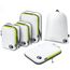 Cipway Kompressions-Packwürfel-Set für Reisen, ultraleichte Verpackungsorganisatoren für Gepäck, Koffer und Rucksack (weiß, 5 Stück)