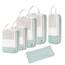 Narwey 6 Teilige Koffer Organizer Set, Compression Packing Cubes Backpack Packwürfel Rucksack Kofferorganizer Packtaschen Set Kompression für Koffer, Travel Essentials Organizer (Mintgrün)