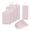 Narwey 6 Teilige Koffer Organizer Set, Compression Packing Cubes Backpack Packwürfel Rucksack Kofferorganizer Packtaschen Set Kompression für Koffer, Travel Essentials Organizer (Checkered Altrosa)