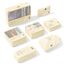 Yomisee - Koffer Organizer, 7 Stück Packwürfel, Kleidertaschen, Reisetaschen, Packtaschen für Koffer, Beige