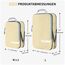 Cipway Kompressions Packwürfel Set für Reisen, Ultraleichter Erweiterbarer Verpackungsorganizer für Handgepäck Koffer (Vanilina Cream, 3 Stück)
