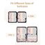 Narwey 6 Teilige Koffer Organizer Set, Compression Packing Cubes Backpack Packwürfel Rucksack Kofferorganizer Packtaschen Set Kompression für Koffer, Travel Essentials Organizer (Beiger Flamingo)