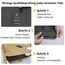 Chijoo 12 teiliges Koffer Organizer Set (Schwarz) – Packing Cubes Set, Packwürfel, Reise Gadget