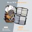 Chijoo 12 teiliges Koffer Organizer Set (Grau) – Packing Cubes Set, Packwürfel, Reise Gadget