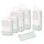 Narwey 6 Teilige Koffer Organizer Set, Compression Packing Cubes Backpack Packwürfel Rucksack Kofferorganizer Packtaschen Set Kompression für Koffer, Travel Essentials Organizer (Hellgrüne Streifen)