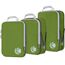 Cipway Kompressions-Packwürfel-Set, ultraleicht, erweiterbar, Reise-Organizer für Handgepäck (grün, 3 Stück)
