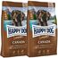 Happy Dog Sensible Canada M 2X 1 kg - Trockenfutter, Geschmacksrichtung Lachs, Kaninchen & Lamm