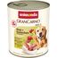 animonda GranCarno Hunde Nassfutter mit Rind + Kaninchen mit Kräutern (6 x 800 g), getreidefreies Hundenassfutter ohne Zucker, für ausgewachsene Hunde, mit fleischigen Zutaten
