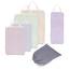 Narwey 6 Teilige Koffer Organizer Set, Compression Packing Cubes Backpack Packwürfel Rucksack Kofferorganizer Packtaschen Set Kompression für Koffer, Travel Essentials Organizer (Kombiniert Streifen)