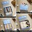 Yomisee Koffer Organizer Set: 7-teilige Packwürfel aus Polyester mit atmungsaktivem Netz, Reißverschluss, für Reise, Kleidung - Blau