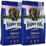 Happy Dog Sensible France M 2X 4 kg - Trockenfutter, Geschmacksrichtung Gourmet Ente