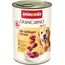 animonda GranCarno Adult mit Geflügelherzen (6 x 400 g), Hunde Nassfutter für ausgewachsene Tiere, Nassfutter für Hunde mit 100% frischen, fleischlichen Zutaten, Hundefutter ohne Getreide