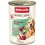 animonda GranCarno Hunde Nassfutter mit Hirsch + Äpfeln (6 x 400 g), getreidefreies Hundenassfutter ohne Zucker, für ausgewachsene Hunde, mit frischen fleischigen Zutaten