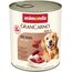 animonda GranCarno Hunde Nassfutter mit Ente (6 x 800 g), getreidefreies Hundenassfutter ohne Zucker, für ausgewachsene Hunde, mit frischen fleischigen Zutaten