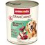 animonda GranCarno Hunde Nassfutter mit Hirsch + Äpfeln (6 x 800 g), getreidefreies Hundenassfutter ohne Zucker, für ausgewachsene Hunde, mit frischen fleischigen Zutaten