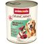 animonda GranCarno Hunde Nassfutter mit Hirsch + Äpfeln (6 x 800 g), getreidefreies Hundenassfutter ohne Zucker, für ausgewachsene Hunde, mit frischen fleischigen Zutaten