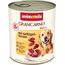 animonda GranCarno Hunde Nassfutter mit Geflügelherzen (6 x 800 g), getreidefreies Hundenassfutter ohne Zucker, für ausgewachsene Hunde, mit frischen fleischigen Zutaten