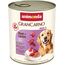 animonda GranCarno Hunde Nassfutter mit Rind + Lamm (6 x 800 g), getreidefreies Hundenassfutter ohne Zucker, für ausgewachsene Hunde, mit frischen fleischigen Zutaten