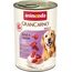 animonda GranCarno Hunde Nassfutter mit Rind + Lamm (6 x 400 g), getreidefreies Hundenassfutter ohne Zucker, für ausgewachsene Hunde, mit frischen fleischigen Zutaten