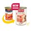 animonda GranCarno Hunde Nassfutter mit Rind + Huhn (6 x 400g), Welpenfutter nass ohne Getreide für Junge Hunde, mit frischen fleischigen Zutaten, Junior Hundefutter
