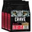 Crave Premium Trockenfutter Rind mit Knochenmark und Urgetreide für Hunde – Getreidefreies Adult Hundefutter mit hohem Proteingehalt – 3 x 2,8 kg