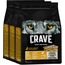 Crave Premium Trockenfutter Huhn mit Knochenmark und Urgetreide für Hunde – Getreidefreies Adult Hundefutter mit hohem Proteingehalt – 3 x 2,8 kg