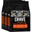 Crave Adult Trockenfutter mit Truthahn & Huhn, 3 Beutel, 3x2,8kg – Premium Hundefutter trocken mit hohem Proteingehalt und ohne Getreide – Hergestellt mit 100 Prozent natürlichem Huhn