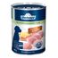 Dehner Premium Hundefutter Sensitive, Nassfutter zuckerfrei / getreidefrei, für ausgewachsene ernährugssensible Hunde, Huhn / Kartoffel, 6 x 400 g Dose (2.4 kg)