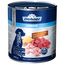 Dehner Premium Hundefutter Junior | Nassfutter für Welpen und junge Hunde | Hundenassfutter in Premiumqualität | hoher Fleischanteil | getreidefei | mit Rind, Geflügel und Kartoffel | 6 x 800 g