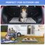 Baodan Hundebett Mittelgroße Hunde Waschbar, 90x60 cm Hundekissen Flauschig mit rutschfeste Unterseite, Hundebetten für Mittelgroße Hunde, Grau