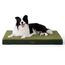 BEDSURE orthopädisches Hundebett Grosse Hunde - 91x69x7.6cm Hundekissen flauschig Hundematte waschbar Hundematratze in dunkelgrün für große Hunde