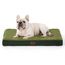BEDSURE orthopädisches Hundebett kleine Hunde - 76x51x7.6cm Hundekissen flauschig Hundematte waschbar Hundematratze in dunkelgrün für kleine Hunde