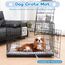 Baodan Hundebett Mittelgroße Hunde Waschbar, 90x60 cm Hundekissen Flauschig mit rutschfeste Unterseite, Hundebetten für Mittelgroße Hunde, Grau