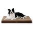 BEDSURE orthopädisches Hundebett Grosse Hunde - 91x69x7.6cm Hundekissen flauschig Hundematte waschbar Hundematratze in braun für große Hunde