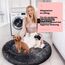 Wahre Tierliebe Orthopädisches Hundebett Deluxe für Kleine bis Große Hunde - Made in Germany - Waschbar & Formstabil - Flauschiges Hundekörbchen mit Hohem Rand für Sicherheit & Geborgenheit