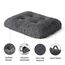 BEDSURE Flauschiges Hundebett Grosse Hunde - 119x74x8 cm Hundebett waschbar für Extra große Hunde, rutschfeste Unterseite, Dunkelgrau