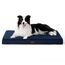 BEDSURE orthopädisches Hundebett Grosse Hunde - 91x69x7.6cm Hundekissen flauschig Hundematte waschbar Hundematratze in Navyblau für große Hunde