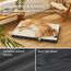 BEDSURE orthopädisches Hundebett Grosse Hunde - 112x81x7.6cm Hundekissen flauschig Hundematte waschbar Hundematratze in grau für große Hunde