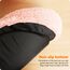 HMTOPE Orthopädisches Hundebett rund Hundekissen Hundesofa Katzenbett Donut Kuscheliges Hundekorb Waschbar, 70 cm Ø, Rosa