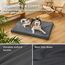 BEDSURE waschbares Hundebett Grosse Hunde - 135x91x10cm Hundekissen flauschig Hundematte waschbar Hundematratze in dunkelgrau für große Hunde